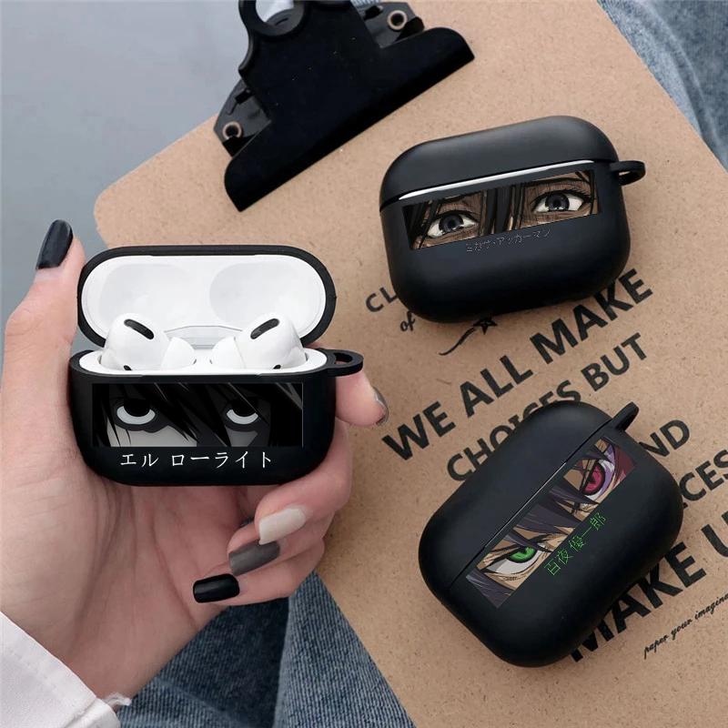 Мягкий силиконовый чехол аниме Death Note Eyes L Lawliet для Apple Airpods Pro 2 1 3, защитный чехол для наушников Air Pods Funda Coque 
Мягкий силиконовый чехол аниме Death Note Eyes L Lawliet для Apple Airpods Pro 2 1 3, защитный чехол для наушников Air Pods Funda Coque