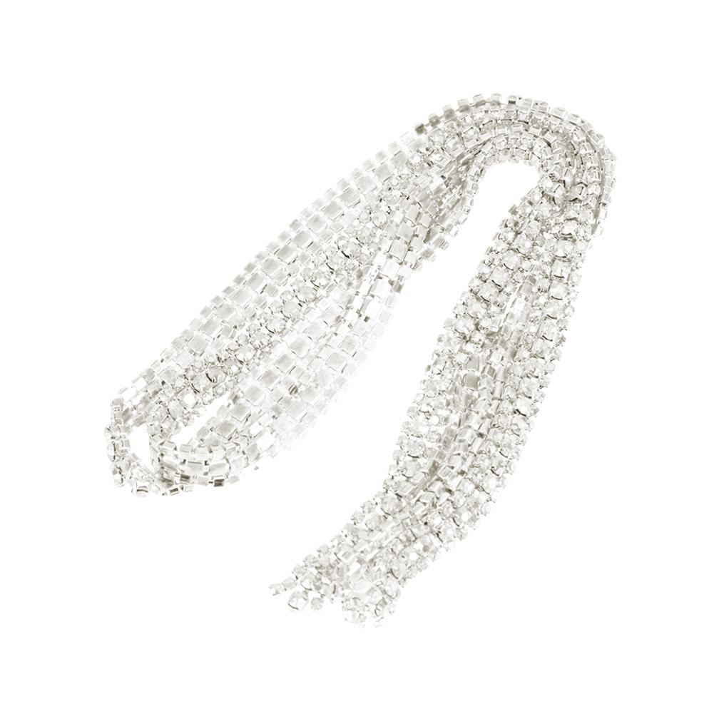3 Rows Mesh Wrap Roll Rhinestones Ribbon Decoration (Silver)
3 Rows Mesh Wrap Roll Rhinestones Ribbon Decoration (Silver)