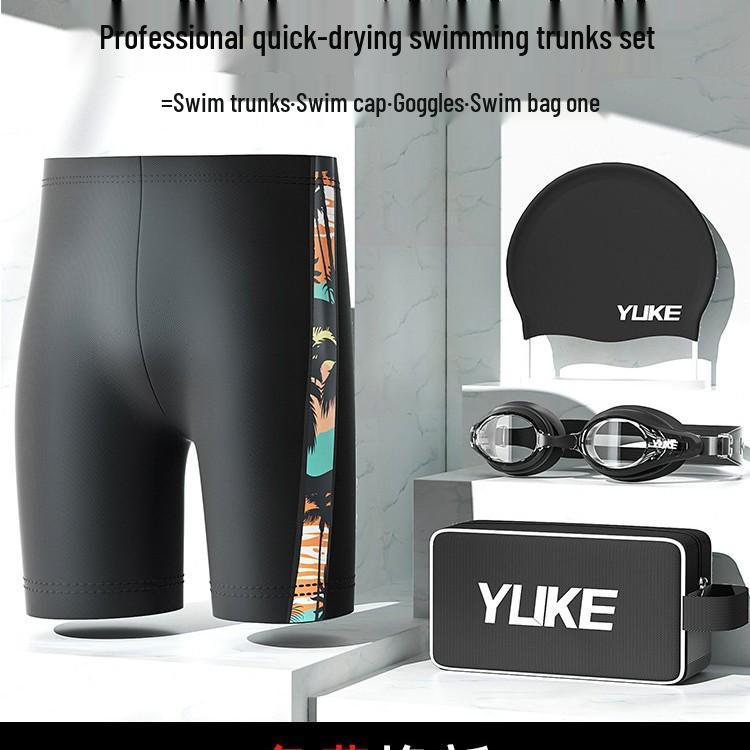 Men s Anti-Embarrassment Flat-Leg Swim Trunks - Plus Size, Five-Point, Professional Swimwear 3XL
Men s Anti-Embarrassment Flat-Leg Swim Trunks - Plus Size, Five-Point, Professional Swimwear 3XL