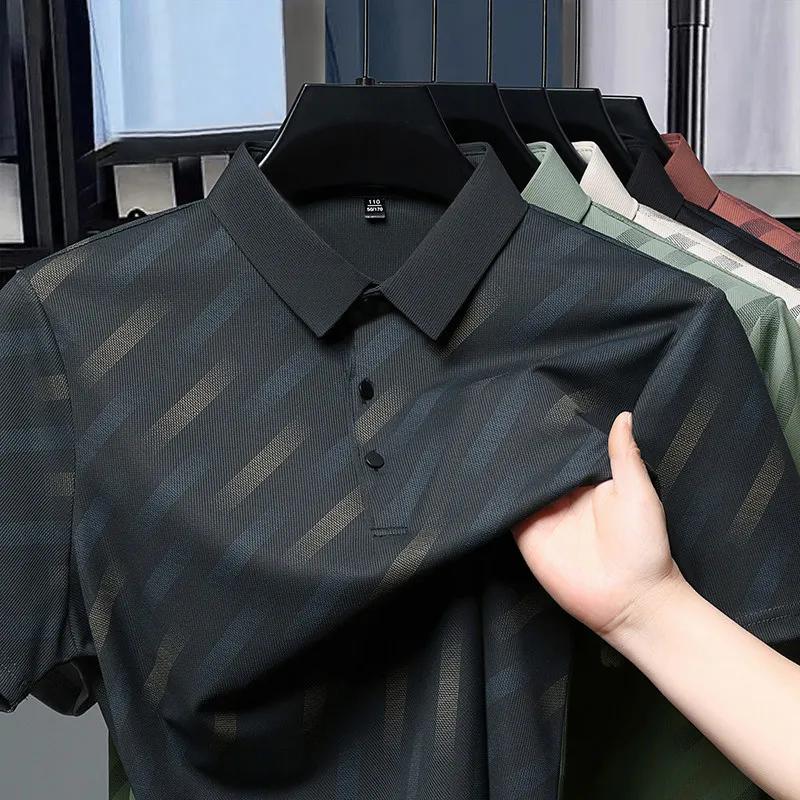 New Men s Business Casual Short Sleeved Printed Polo Shirt Fashionable Breathable Comfortable and Versatile Top M сірий колір
New Men s Business Casual Short Sleeved Printed Polo Shirt Fashionable Breathable Comfortable and Versatile Top M сірий колір