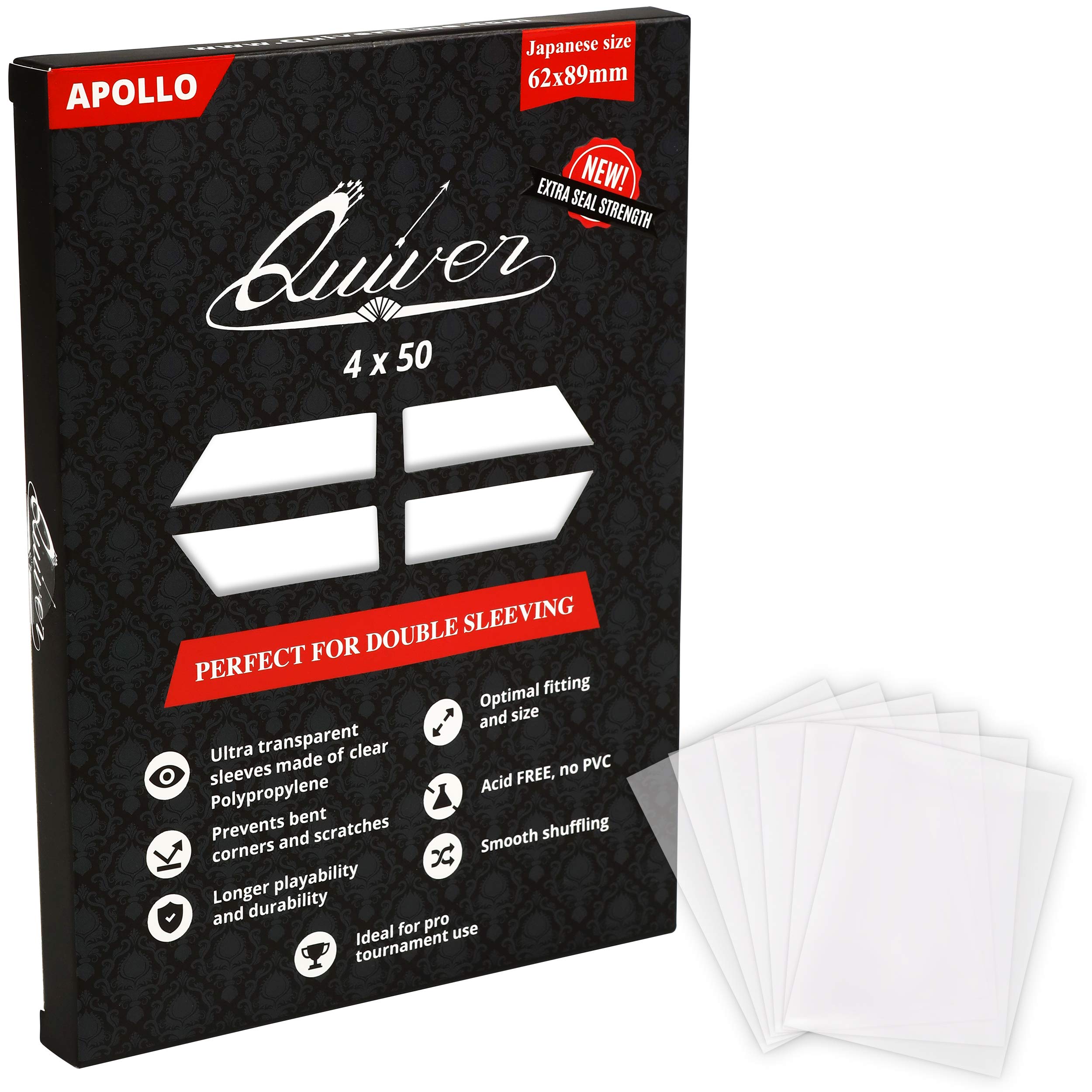 Apollo Japanese Clear Card Sleeves 200 шт. Ультрапрозрачные чехлы TCG для карт Cards Card Fight Vanguard 62 x - - Yu-Gi-Oh (Yu-Gi-Oh чистый
Apollo Japanese Clear Card Sleeves 200 шт. Ультрапрозрачные чехлы TCG для карт Cards Card Fight Vanguard 62 x - - Yu-Gi-Oh (Yu-Gi-Oh чистый