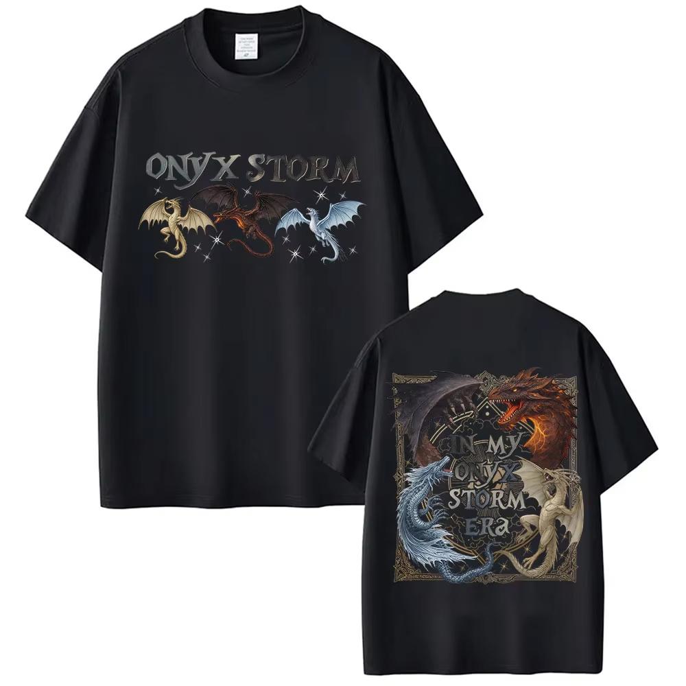 In My Onyx Storm Era 2 Fantasy Novel Dragon Rider T Shirt Basgiath War College Fourth Wing VIntage pure cotton Men Women TShirt M
In My Onyx Storm Era 2 Fantasy Novel Dragon Rider T Shirt Basgiath War College Fourth Wing VIntage pure cotton Men Women TShirt M