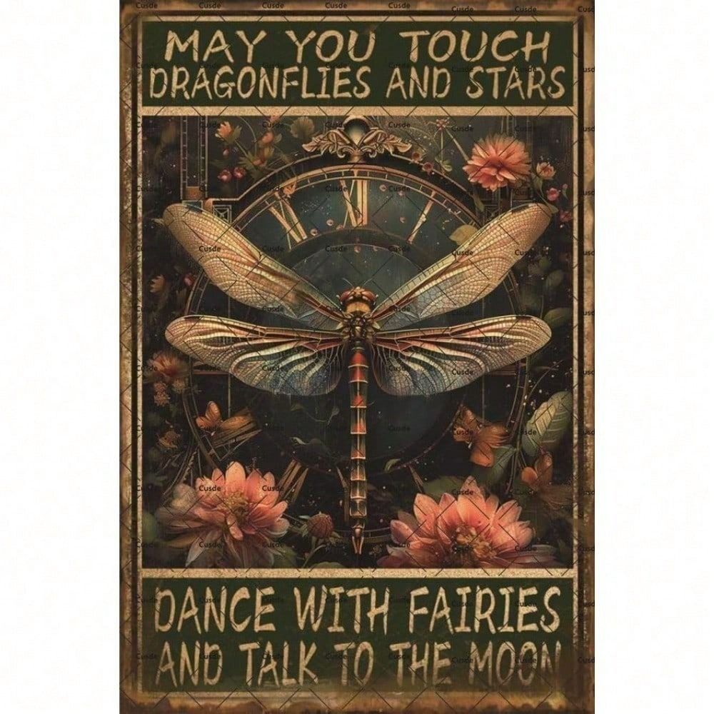 Metal Wall Art Vintage Dragonfly Butterfly Decor for Garden
Metal Wall Art Vintage Dragonfly Butterfly Decor for Garden