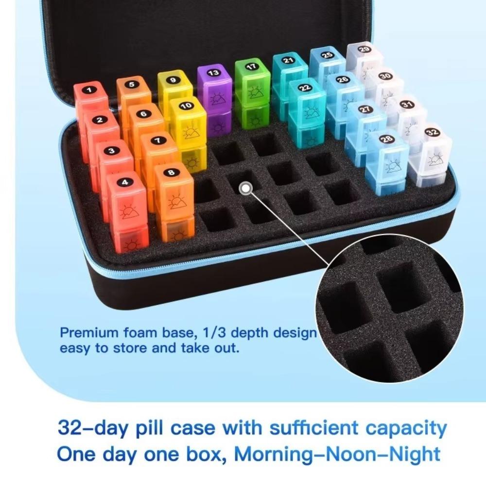 Independent Pill Box Pill Storage Bottle Large Capacity Storage Evening Pill Divider чорний
Independent Pill Box Pill Storage Bottle Large Capacity Storage Evening Pill Divider чорний
