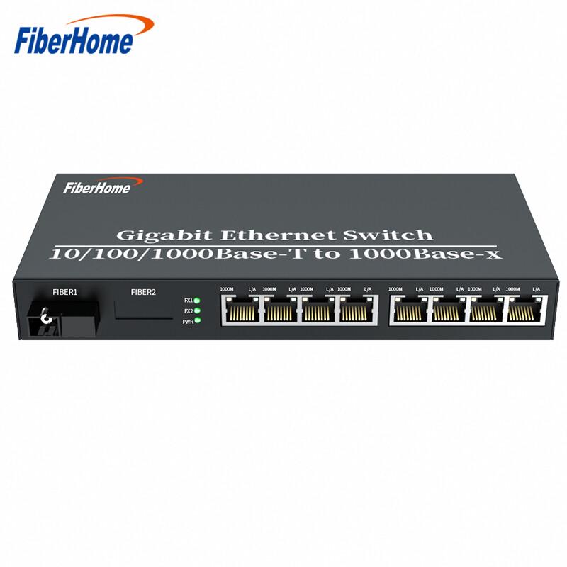 FiberHome Gigabit 1-Optical 8-Electrical Fiber Optic Transceiver
FiberHome Gigabit 1-Optical 8-Electrical Fiber Optic Transceiver