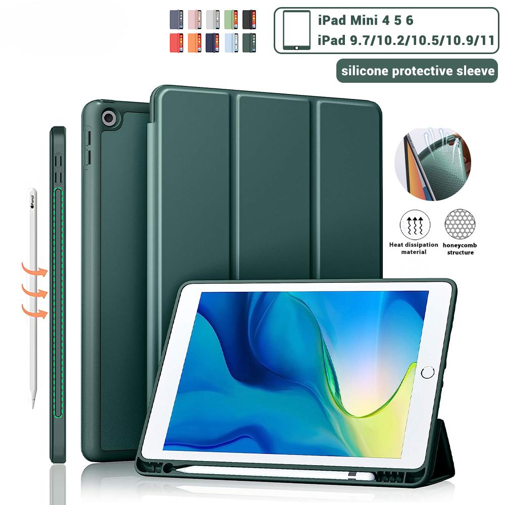 С чехлом-держателем для карандаша для iPad Pro 13 2024 12.9 2021 10.2 7/8/9/10th Чехол для iPad Air 11 2 4 5 Mini 5 6 Портативный чехол для iPad Pro 11 поколения iPad 10th Gen 2022 темно-зеленого
С чехлом-держателем для карандаша для iPad Pro 13 2024 12.9 2021 10.2 7/8/9/10th Чехол для iPad Air 11 2 4 5 Mini 5 6 Портативный чехол для iPad Pro 11 поколения iPad 10th Gen 2022 темно-зеленого