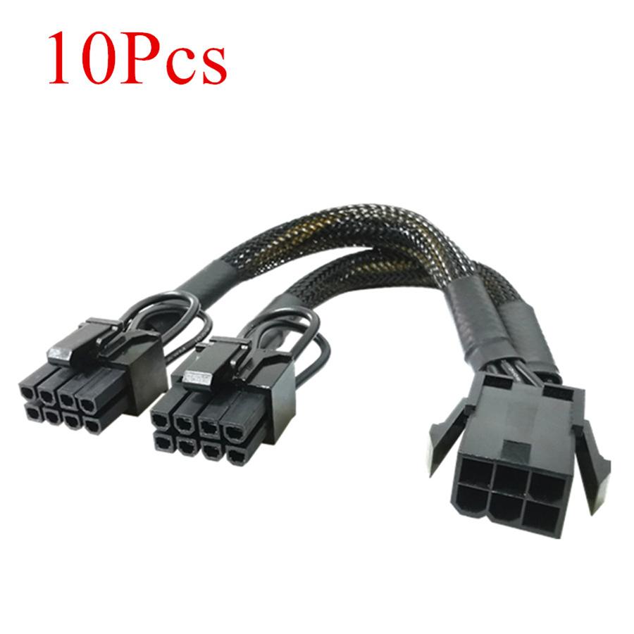 Упаковка из 10 кабелей-адаптеров питания для видеокарты GPU PCI Express 6-pin на двойной 8-pin
Упаковка из 10 кабелей-адаптеров питания для видеокарты GPU PCI Express 6-pin на двойной 8-pin