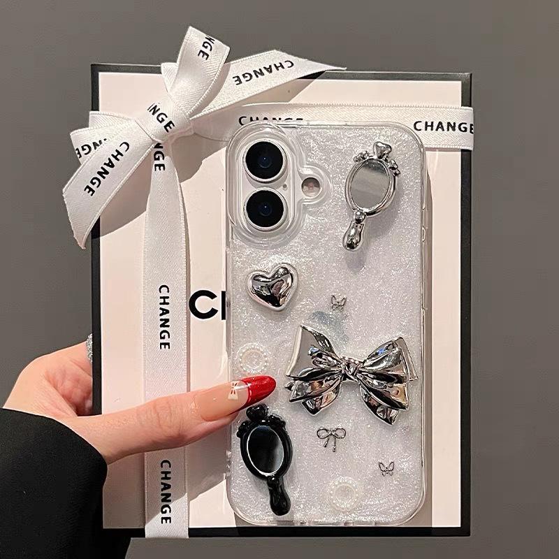 Electroplated Magic Mirror Bow Love Mobile Phone Case For Iphone16Promax Epoxy Glitter Apple 17 Women S Models iPhone 7/8/SE 2020
Electroplated Magic Mirror Bow Love Mobile Phone Case For Iphone16Promax Epoxy Glitter Apple 17 Women S Models iPhone 7/8/SE 2020