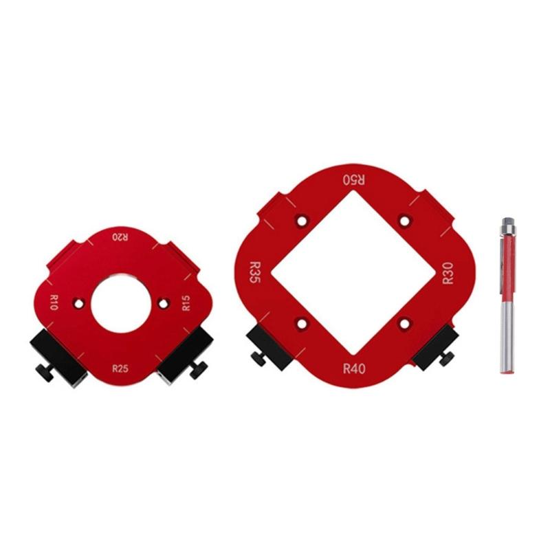 Router Templates for Woodworking Router Corner Radius Template Set (R10/15/20/25/R30/R35/R40/R50)
Router Templates for Woodworking Router Corner Radius Template Set (R10/15/20/25/R30/R35/R40/R50)
