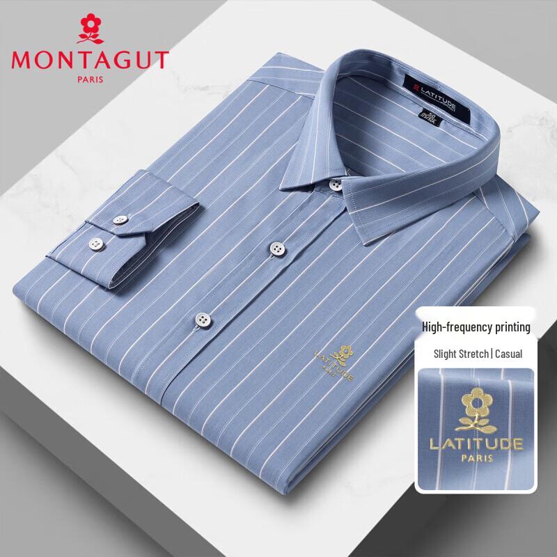 MONTAGUT Men s Four Seasons Striped Long-Sleeve Shirt 50
MONTAGUT Men s Four Seasons Striped Long-Sleeve Shirt 50