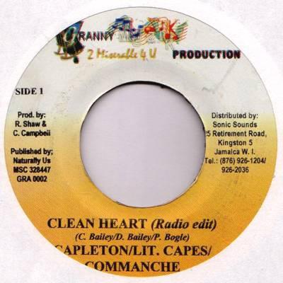 7inch Record CAPLETON, LITTLE CAPES, COMANCHE - Clean Heart GRA0002 Granny Recordin Jamaica Reggae, Ska & Dub Used
7inch Record CAPLETON, LITTLE CAPES, COMANCHE - Clean Heart GRA0002 Granny Recordin Jamaica Reggae, Ska & Dub Used
