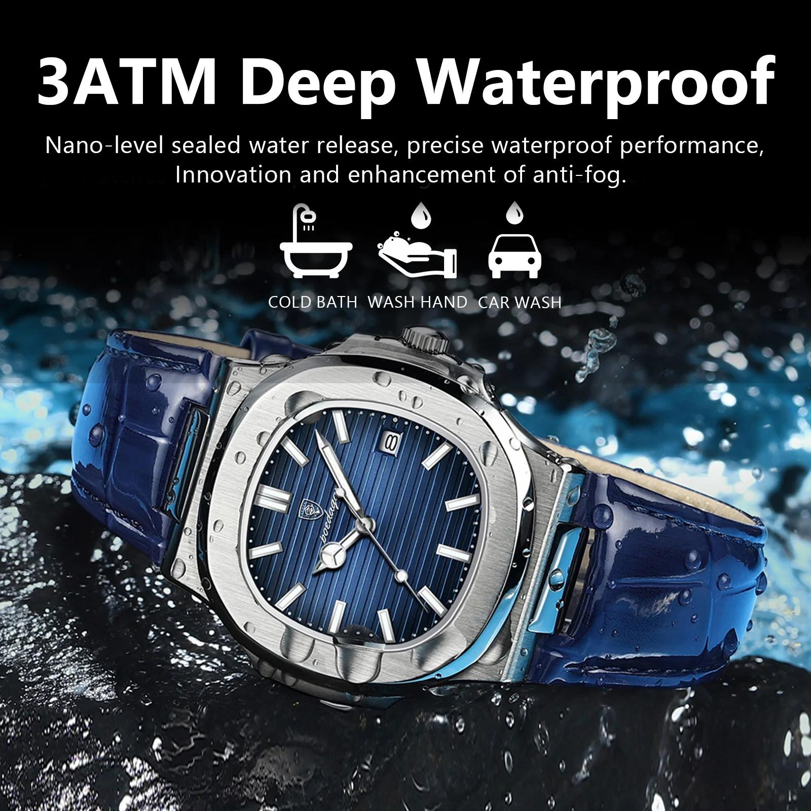 POEDAGAR Luxury Casual Quartz Wristwatch Waterproof Luminous Auto Date Leather Strap Watches Sports Square Men Watch синий
POEDAGAR Luxury Casual Quartz Wristwatch Waterproof Luminous Auto Date Leather Strap Watches Sports Square Men Watch синий