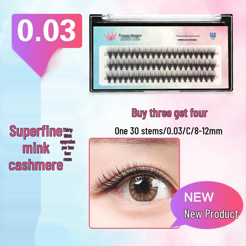 **Net Celebrity Wind Blows: 0.03 Blossom Mink Hair Eyelashes - Ultra Soft, Lightweight, Dense, and Self-Grafting.** 12 mm
**Net Celebrity Wind Blows: 0.03 Blossom Mink Hair Eyelashes - Ultra Soft, Lightweight, Dense, and Self-Grafting.** 12 mm