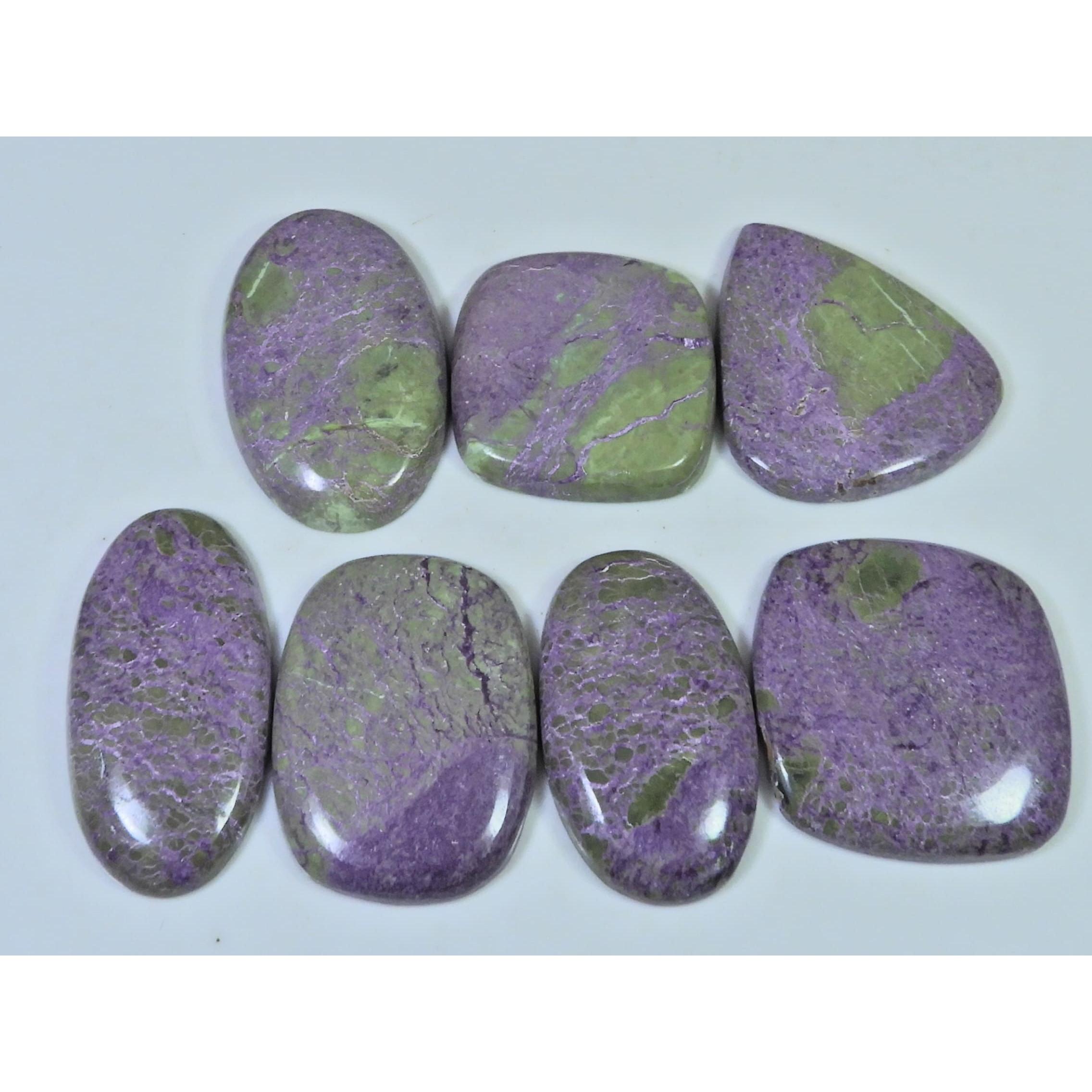 284Cts. Natural Stichtite Mix Shape Cabochon Loose Gemstone 07 Pcs Lot C-1221
284Cts. Natural Stichtite Mix Shape Cabochon Loose Gemstone 07 Pcs Lot C-1221
