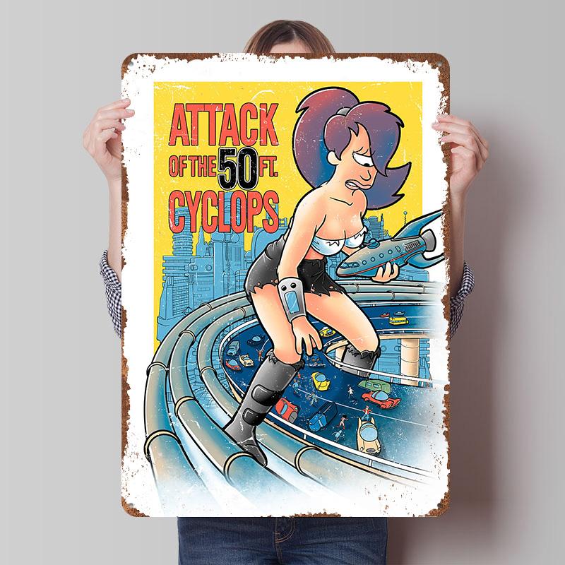 Attack of the 50 Foot Cyclops Printed Poster Customized Wall Art Retro Vintage Metal Tin Signs for Coffee Bar Accessories Decor 7.9x11.8In(20x30cm)
Attack of the 50 Foot Cyclops Printed Poster Customized Wall Art Retro Vintage Metal Tin Signs for Coffee Bar Accessories Decor 7.9x11.8In(20x30cm)