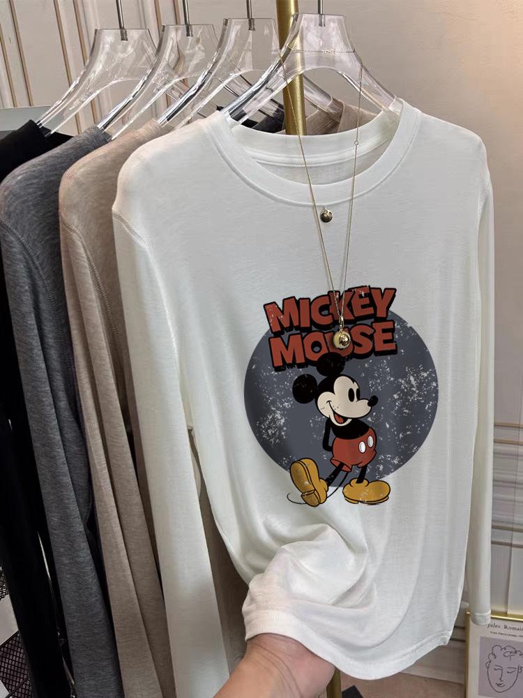 Korean Cartoon Print Round Neck Long Sleeve Base Layer T-shirt - 2026 Spring/Autumn M
Korean Cartoon Print Round Neck Long Sleeve Base Layer T-shirt - 2026 Spring/Autumn M