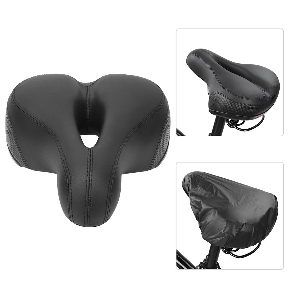 Soft Bike Seat Cushion Waterproof Comfortable Bicycle Saddle Replacement with Rain Cover
Soft Bike Seat Cushion Waterproof Comfortable Bicycle Saddle Replacement with Rain Cover