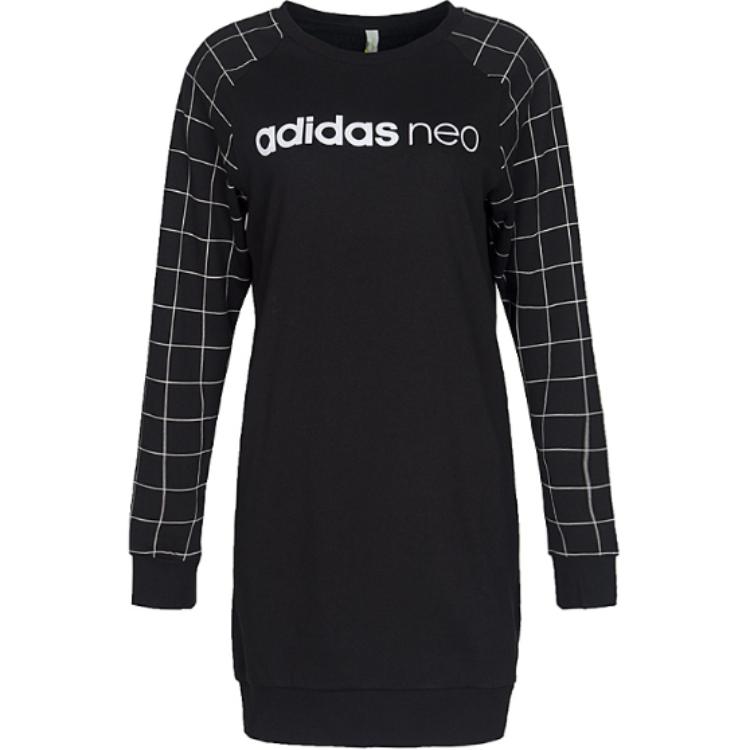 Adidas Neo Long Sleeve Sweat Dress Casual Comfortable Soft Short Dress Women dresses Black CD3981 M
Adidas Neo Long Sleeve Sweat Dress Casual Comfortable Soft Short Dress Women dresses Black CD3981 M