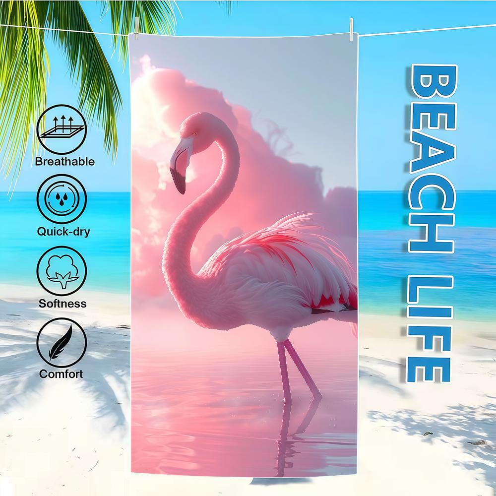 Towel Textile Plants Tropical Art Bathrobe Flamingo Beach Quick-Drying Lightweight Portable Camping Swim Pool Travel W40*H60(CM)
Towel Textile Plants Tropical Art Bathrobe Flamingo Beach Quick-Drying Lightweight Portable Camping Swim Pool Travel W40*H60(CM)
