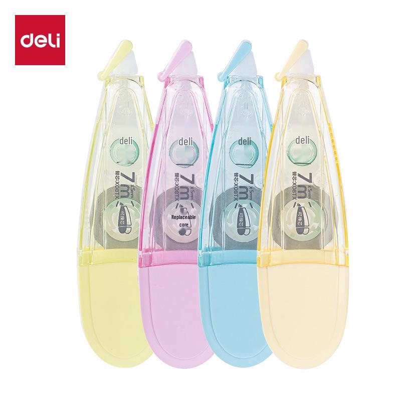 Deli X11 Student Pen-Shaped Correction Tape with Replaceable Refill
Deli X11 Student Pen-Shaped Correction Tape with Replaceable Refill