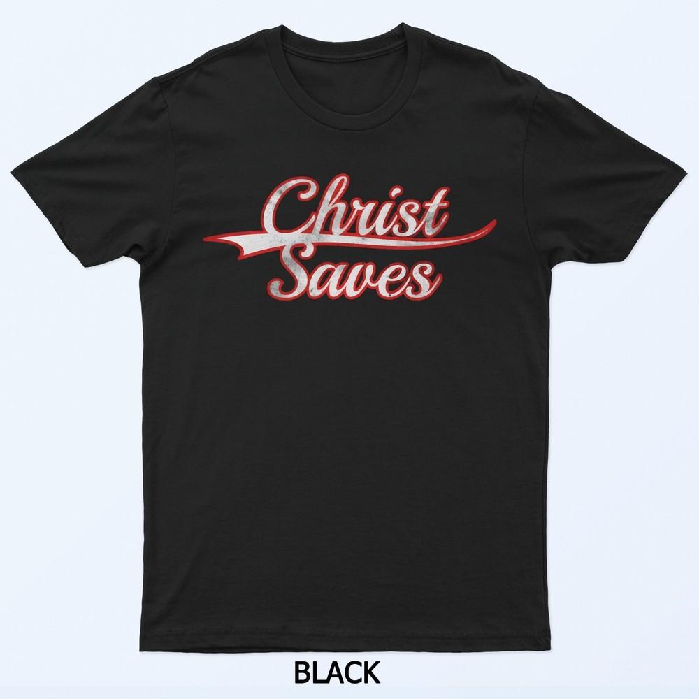 Christ Saves Christianity Faith Vintage Varsity Distressed T-Shirt L
Christ Saves Christianity Faith Vintage Varsity Distressed T-Shirt L