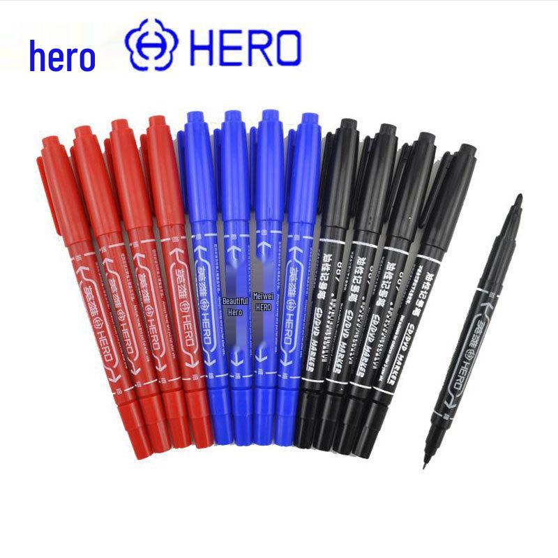 Hero Double-Head 883 Water-Based Fine Liner & Large Tip Marker for Logistics and Painting Black Water-Based 883
Hero Double-Head 883 Water-Based Fine Liner & Large Tip Marker for Logistics and Painting Black Water-Based 883