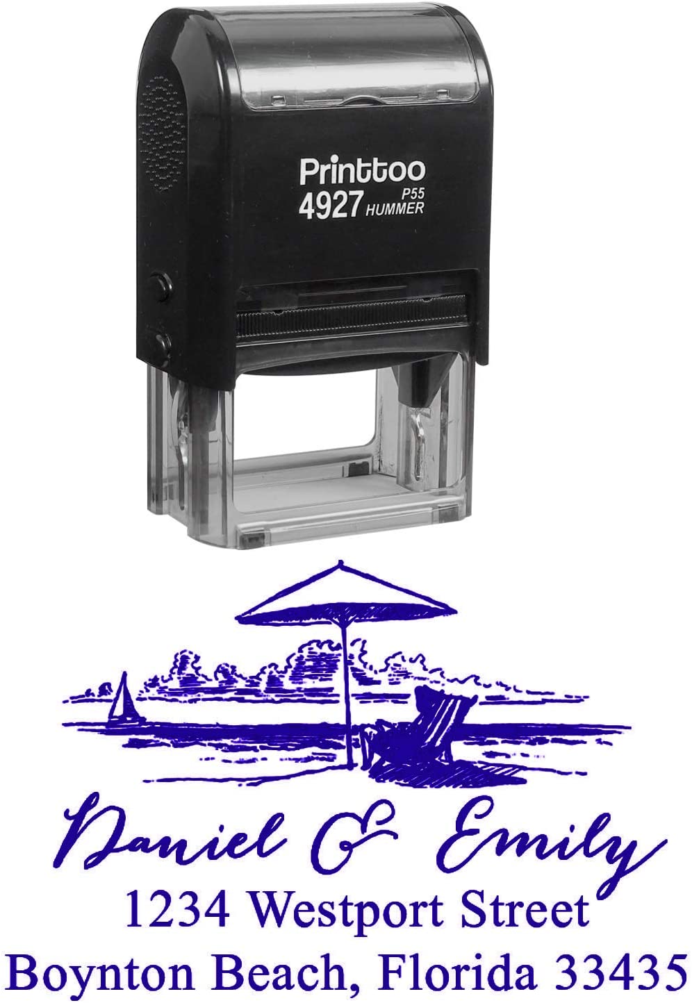 Printtoo Custom Beach Monogram Self Inking Return Address Personalized Envelope Rubber 2.4 x 1.4 Inches (Approx) фиолетовый
Printtoo Custom Beach Monogram Self Inking Return Address Personalized Envelope Rubber 2.4 x 1.4 Inches (Approx) фиолетовый