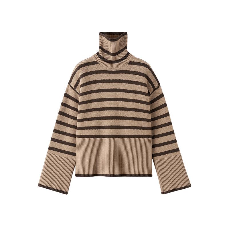 Longmei Women s Striped High Neck Sweater - 2025 Autumn/Winter Wool Knit Top Small хакі
Longmei Women s Striped High Neck Sweater - 2025 Autumn/Winter Wool Knit Top Small хакі