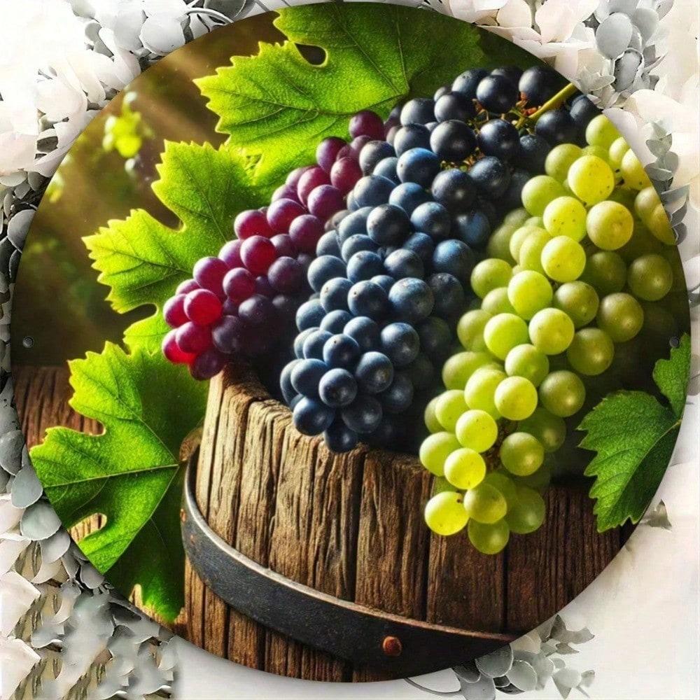 Round Iron Wall Plaque 7.8 Inch 2D Grapes Art Home Decor Gift 20x20 різнокольоровий
Round Iron Wall Plaque 7.8 Inch 2D Grapes Art Home Decor Gift 20x20 різнокольоровий