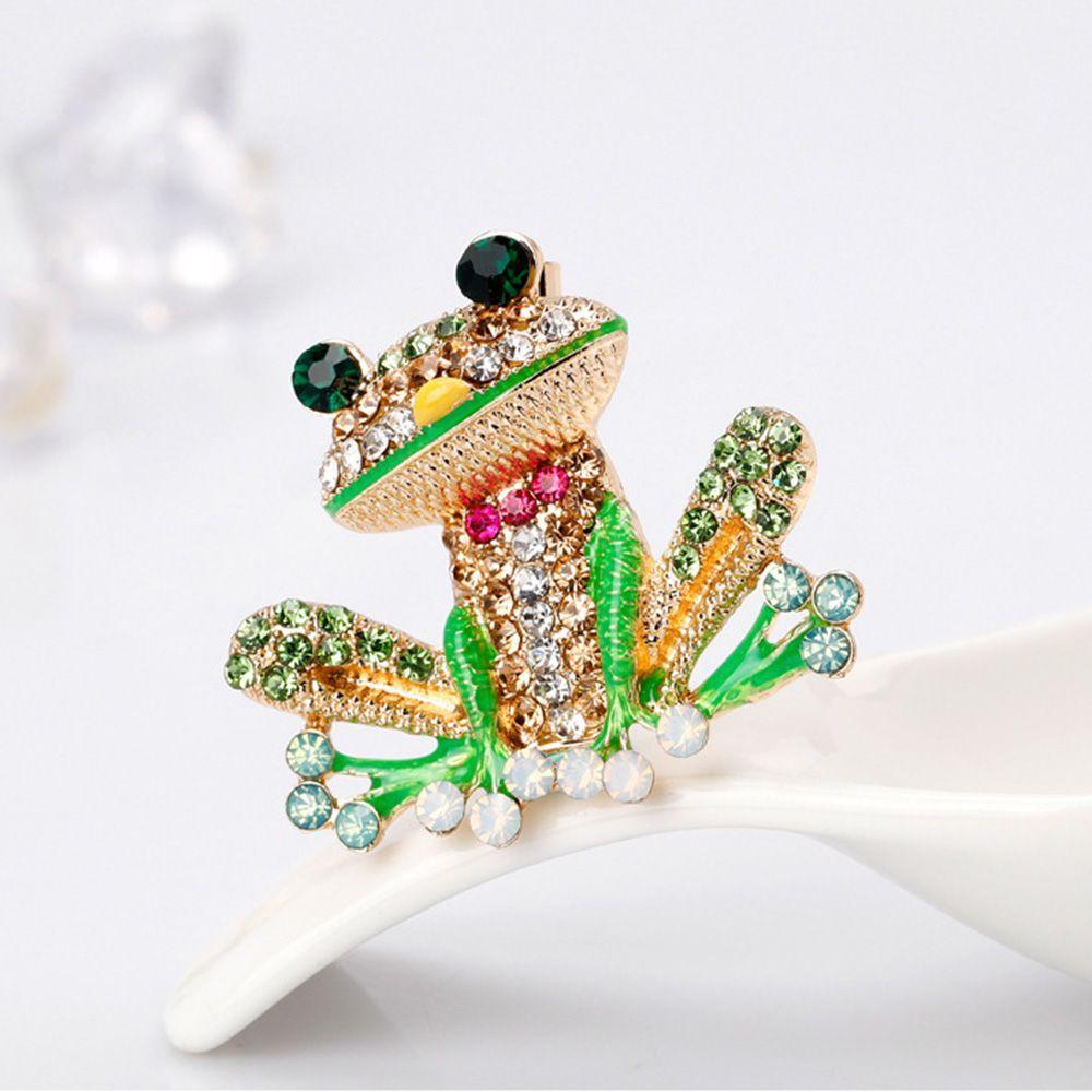 Fashion Animal Style Women Collar Pin Zinc Zinc Alloy Rhinestone Enamel Brooch Brooch 3.7x4.1 cm
Fashion Animal Style Women Collar Pin Zinc Zinc Alloy Rhinestone Enamel Brooch Brooch 3.7x4.1 cm