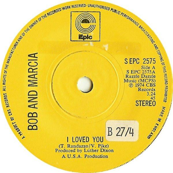 7inch Record BOB & MARCIA - I Loved You / Kings & Queens SEPC2575 Epic 1974 UK Reggae, Ska & Dub Used
7inch Record BOB & MARCIA - I Loved You / Kings & Queens SEPC2575 Epic 1974 UK Reggae, Ska & Dub Used