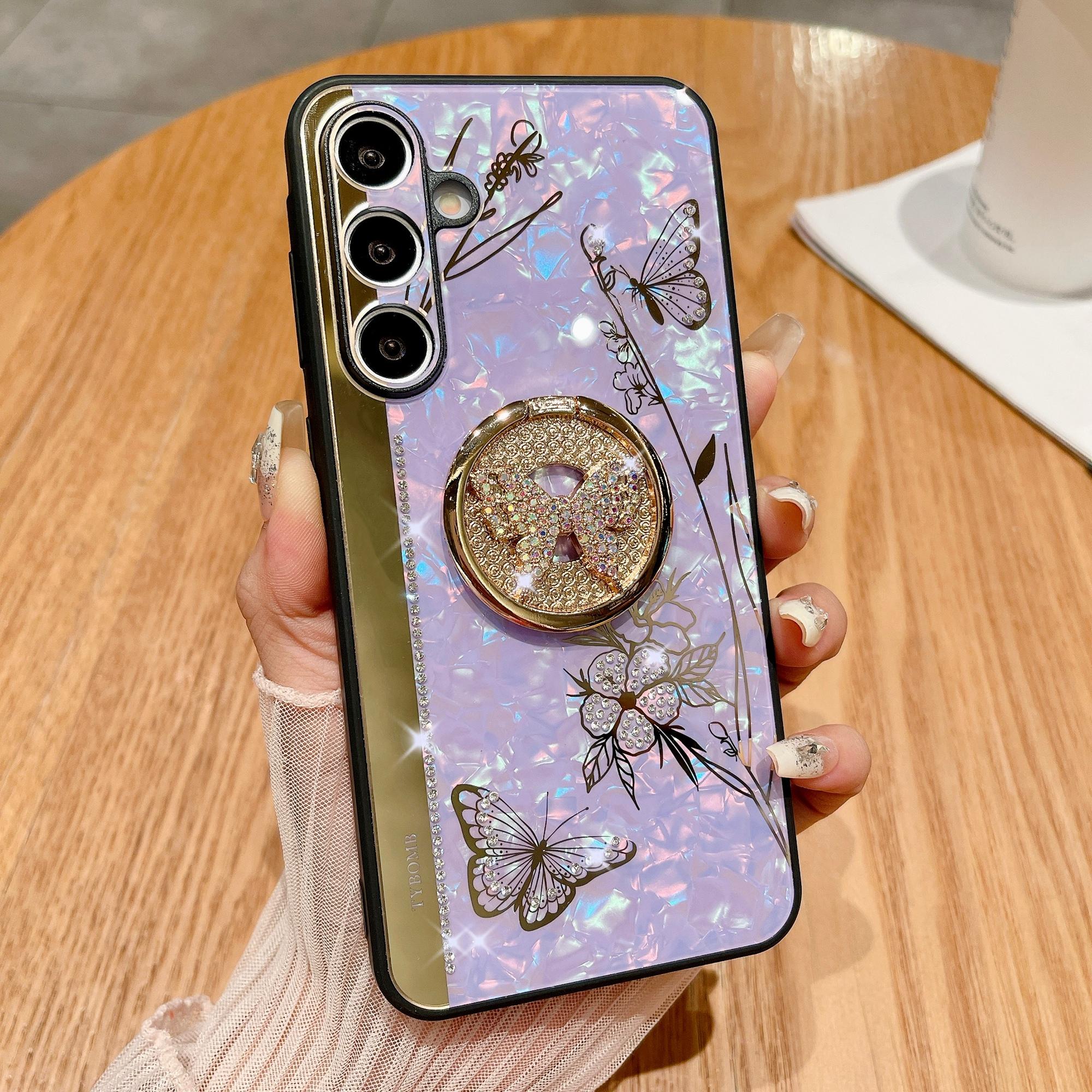 For Samsung Galaxy A16 4G/5G Case Rhinestones Decor Kickstand TPU+PC Butterfly Floral Phone Cover Gold
For Samsung Galaxy A16 4G/5G Case Rhinestones Decor Kickstand TPU+PC Butterfly Floral Phone Cover Gold