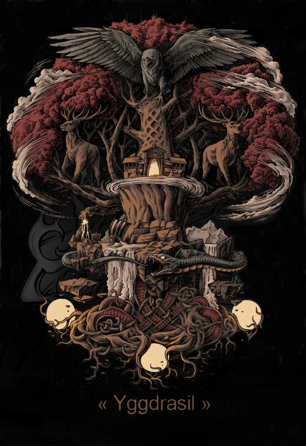 Norse Mythology Yggdrasil Sacred Tree TShirt 100 Cotton ONeck Short Sleeve Summer Casual Mens Tshirt Streetwear 4XL
Norse Mythology Yggdrasil Sacred Tree TShirt 100 Cotton ONeck Short Sleeve Summer Casual Mens Tshirt Streetwear 4XL