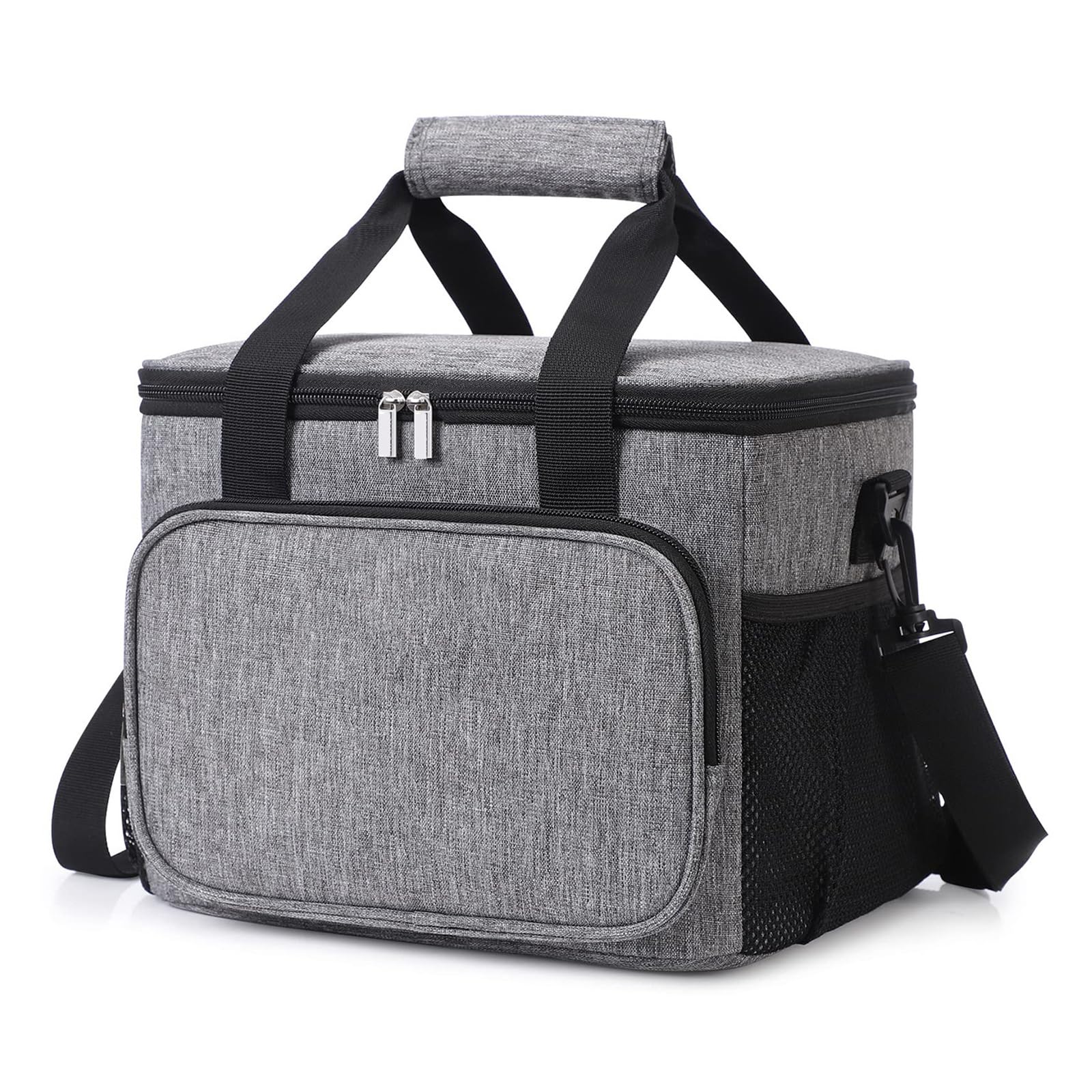 Roseelk Cooler Insulated Soft Cooler Checkout Basket Cold Free Can Be Carried and Cold Heat Disaster Sports Bag, Bag, 27L, 4-Layer Insulation, Bag, сірий колір
Roseelk Cooler Insulated Soft Cooler Checkout Basket Cold Free Can Be Carried and Cold Heat Disaster Sports Bag, Bag, 27L, 4-Layer Insulation, Bag, сірий колір