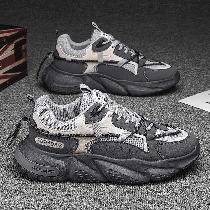Spring men s shoes new breathable sports shoes men s trend versatile platform casual shoes running black dad shoes trendy shoes 39 серый
Spring men s shoes new breathable sports shoes men s trend versatile platform casual shoes running black dad shoes trendy shoes 39 серый
