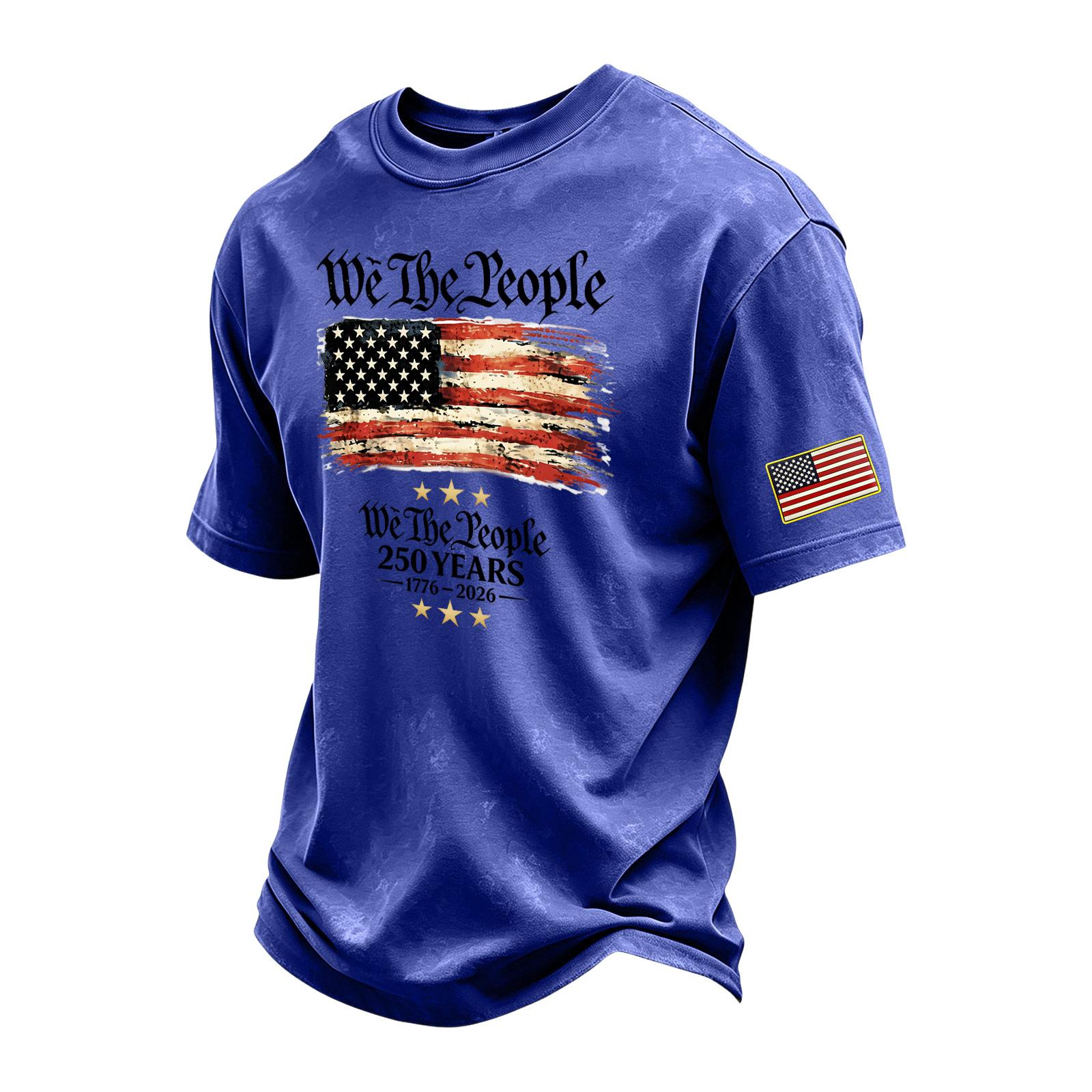 Men s Vintage Washed Crew Neck Short Sleeve T Shirt Independence Day Graphic Print Casual Fit Cotton Material XXXXXL синій
Men s Vintage Washed Crew Neck Short Sleeve T Shirt Independence Day Graphic Print Casual Fit Cotton Material XXXXXL синій