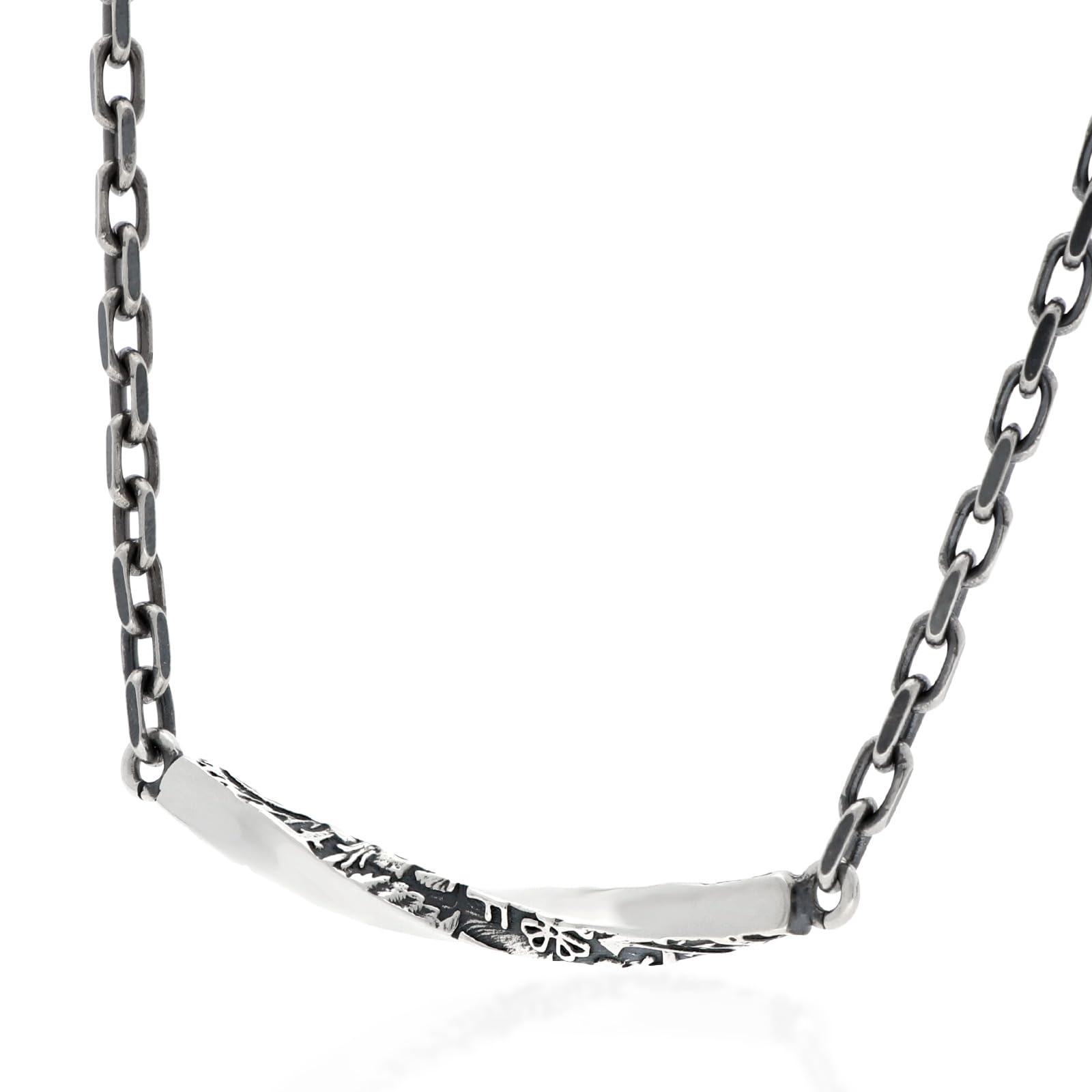 AQUA SILVER Men s Silver Necklace, Popular Brand, SV925, Bar, Curved Bar, Twisted, Thick Chain, Smoked Finish, Perfect for Boyfriends, Birthday Gifts
AQUA SILVER Men s Silver Necklace, Popular Brand, SV925, Bar, Curved Bar, Twisted, Thick Chain, Smoked Finish, Perfect for Boyfriends, Birthday Gifts