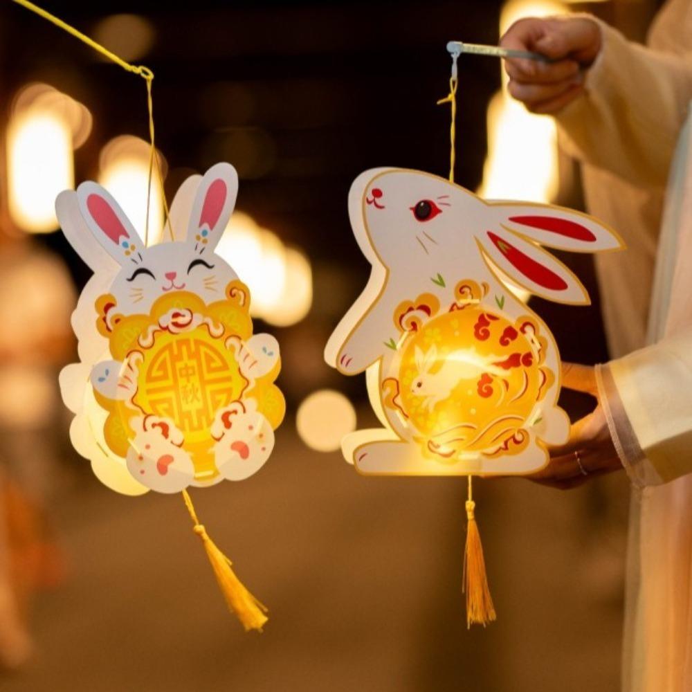Chinese Style Handheld Rabbit Lantern Cartoon Mid-Autumn Festival Lantern Mid-Autumn Festival Style A
Chinese Style Handheld Rabbit Lantern Cartoon Mid-Autumn Festival Lantern Mid-Autumn Festival Style A