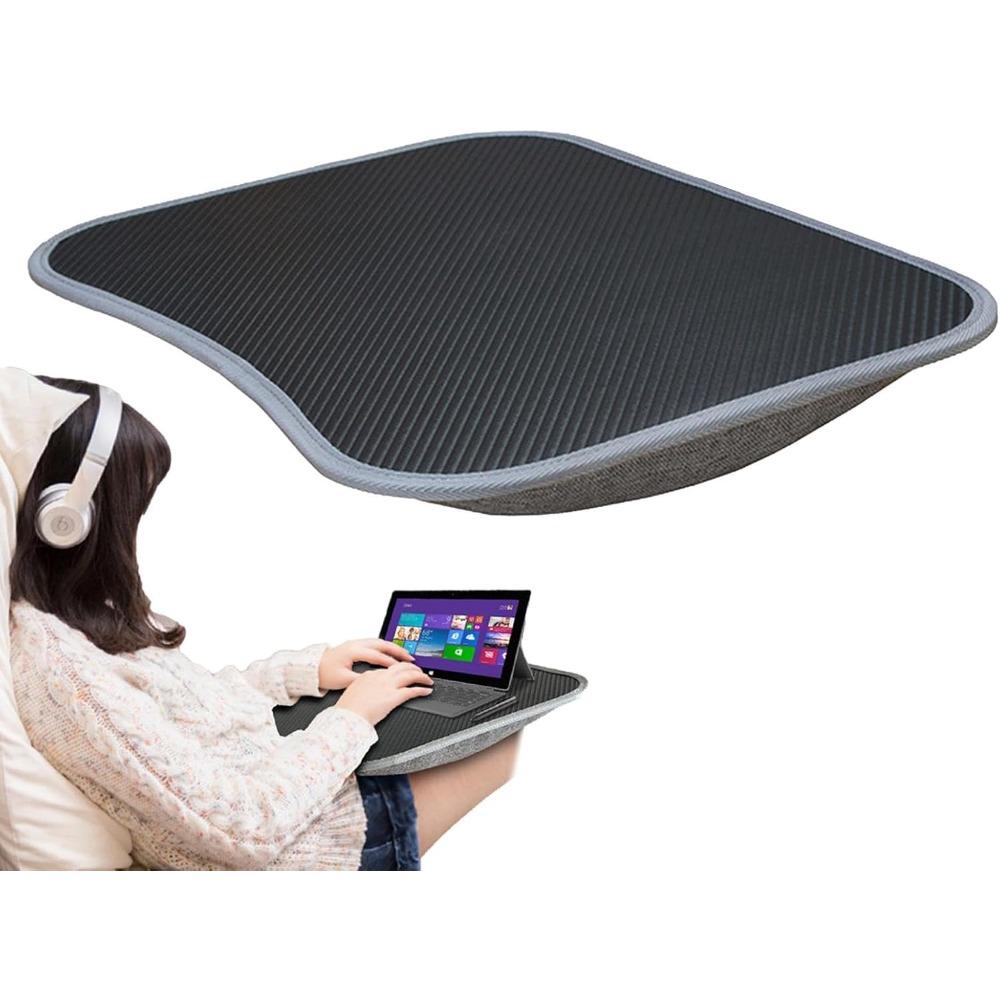 Laptop Cushion - 15.4 x 11.4 x 1.8 inches, Laptop Cushion, Tray with Cushion, Laptop Mat for Comfortable Work from Sofa or Bed Pack of 1
Laptop Cushion - 15.4 x 11.4 x 1.8 inches, Laptop Cushion, Tray with Cushion, Laptop Mat for Comfortable Work from Sofa or Bed Pack of 1