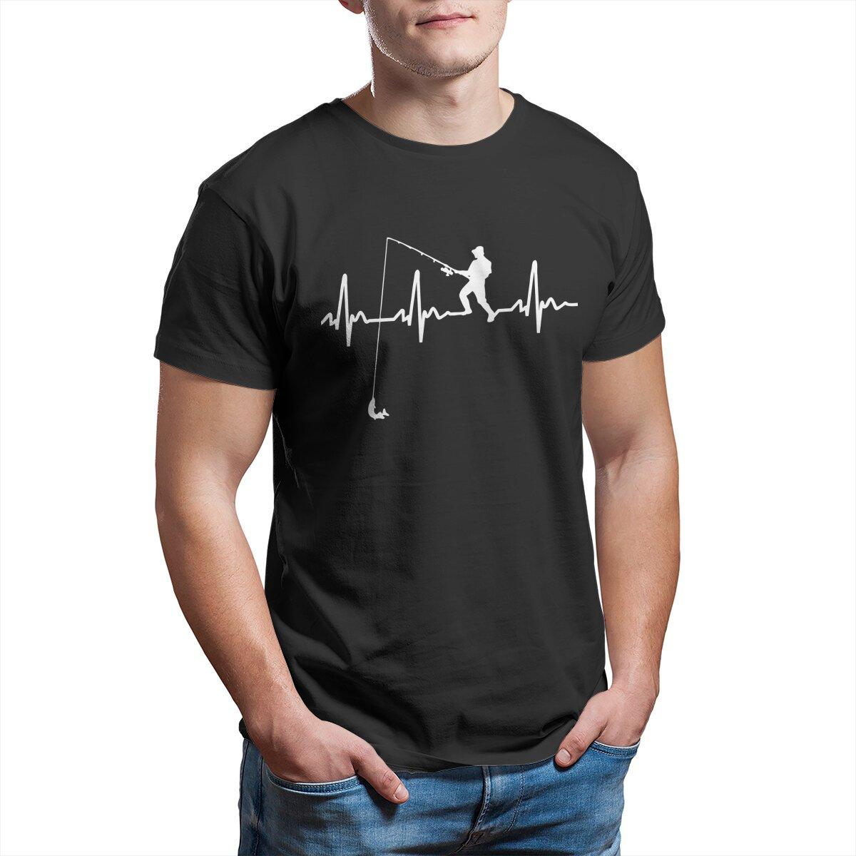 Fishing heartbeat funny TShirt for Men 100 Cotton Novelty t shirts for men Oversized printed tshirt 100 Cotton 4XL
Fishing heartbeat funny TShirt for Men 100 Cotton Novelty t shirts for men Oversized printed tshirt 100 Cotton 4XL