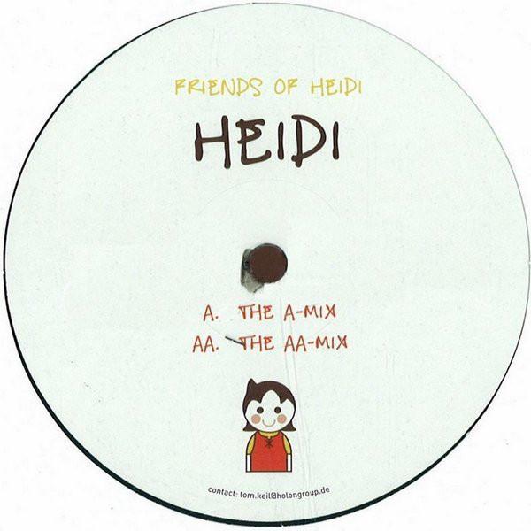 12inch Record FRIENDS OF HEIDI - Heidi HEIDI01 Not On Label 2007 Germany Dance & Electronica Used
12inch Record FRIENDS OF HEIDI - Heidi HEIDI01 Not On Label 2007 Germany Dance & Electronica Used