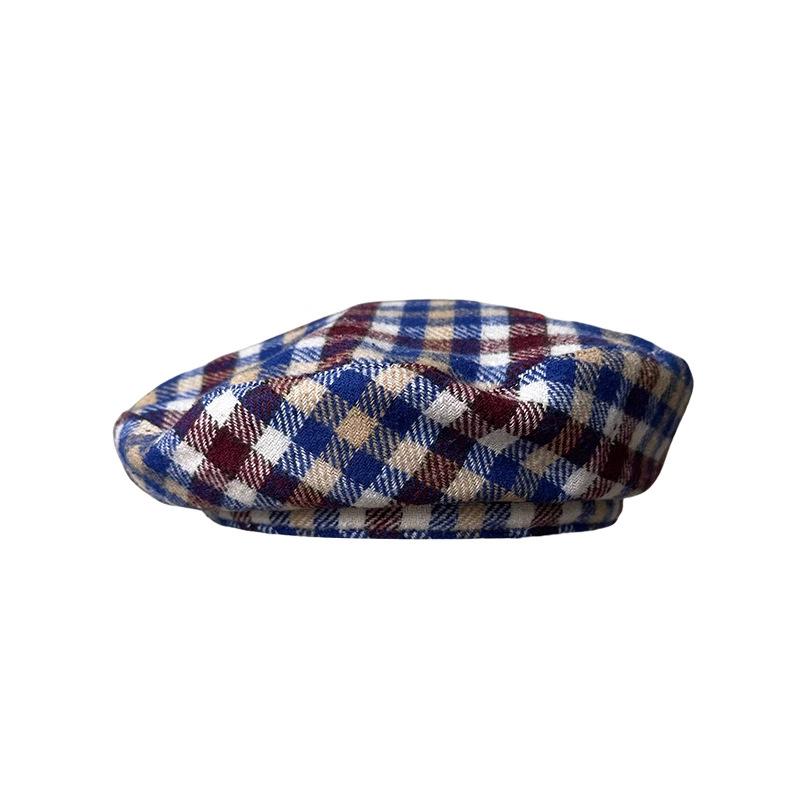 2025 British Plaid Beret Women - Wool Artist Hat Autumn Winter Korean Retro Style 54-58CM
2025 British Plaid Beret Women - Wool Artist Hat Autumn Winter Korean Retro Style 54-58CM
