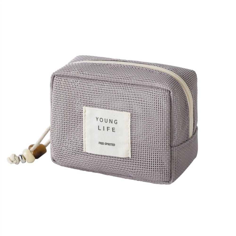 Portable Solid Color Mesh Makeup Bag Square Zipper Toiletry Storage Bag Large Capacity Handheld Cosmetic Cases Travel
Portable Solid Color Mesh Makeup Bag Square Zipper Toiletry Storage Bag Large Capacity Handheld Cosmetic Cases Travel