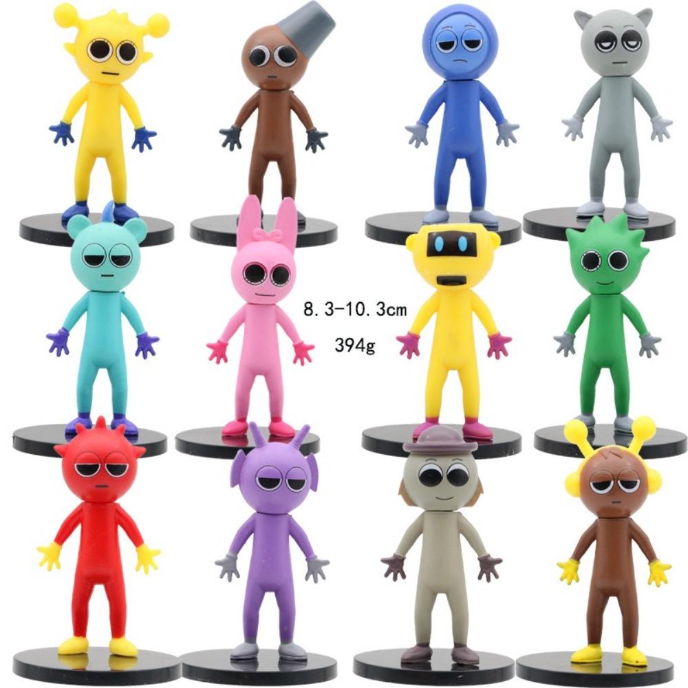 12pcs/set Head Rotatable Sprunki Ornament with Base Banban Garden Figure Toy Sprunki Figures Toy
12pcs/set Head Rotatable Sprunki Ornament with Base Banban Garden Figure Toy Sprunki Figures Toy