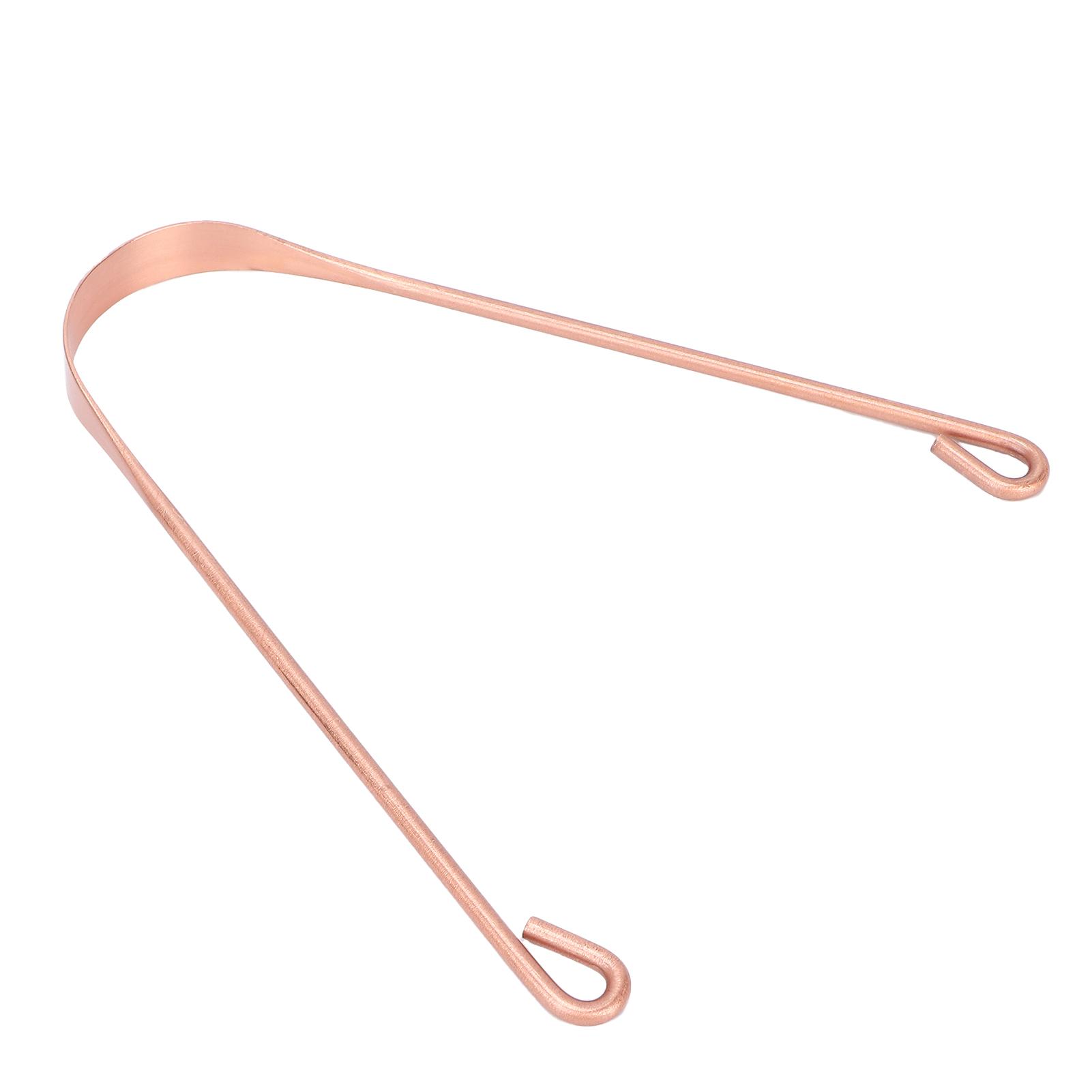 Tongue Scraper Pure Copper Tongue Cleaner Bad Breath Removal Maintain Oral Hygiene Scraper
Tongue Scraper Pure Copper Tongue Cleaner Bad Breath Removal Maintain Oral Hygiene Scraper