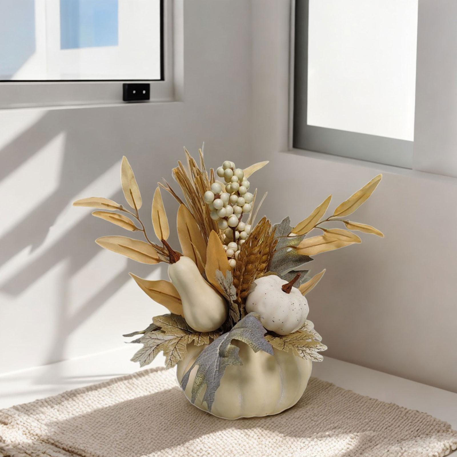 Artificial Halloween Pumpkin Decor Floral Arrangement Harvest Decor Props for Thanksgiving Bedroom Halloween DIY Crafts Party
Artificial Halloween Pumpkin Decor Floral Arrangement Harvest Decor Props for Thanksgiving Bedroom Halloween DIY Crafts Party