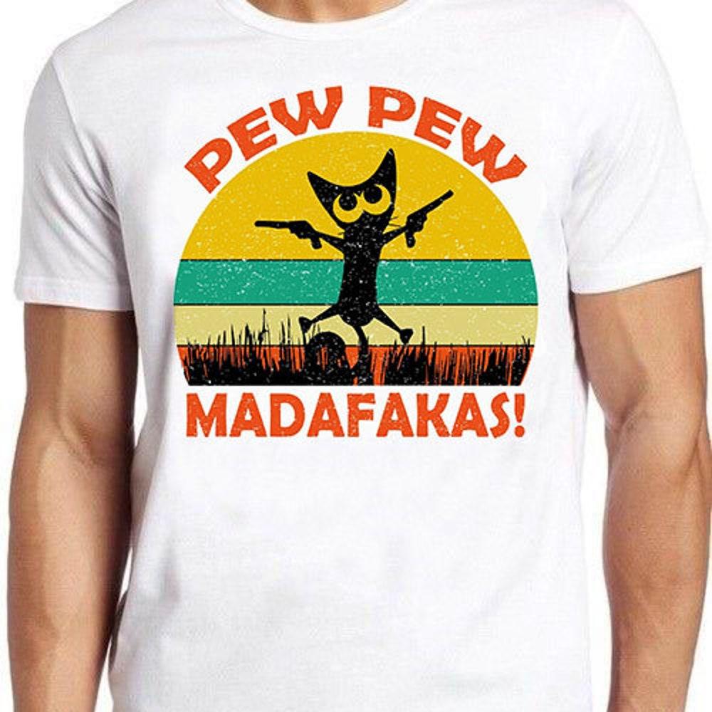 230GSM 100% Cotton T-Shirt Pew Pew Madafakas T Shirt Meme Funny Crazy Cat Lover Gift Tee 471 XS белый
230GSM 100% Cotton T-Shirt Pew Pew Madafakas T Shirt Meme Funny Crazy Cat Lover Gift Tee 471 XS белый