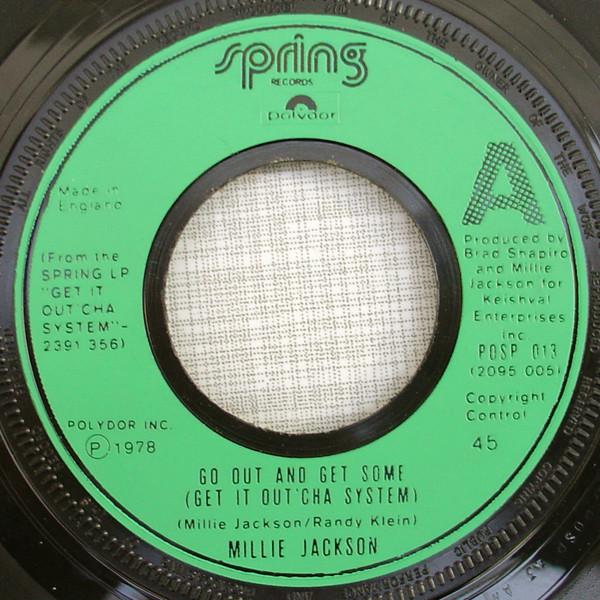 7inch Record MILLIE JACKSON - Go Out And Get Some POSP013 Spring Records 1978 UK Soul/Funk Used
7inch Record MILLIE JACKSON - Go Out And Get Some POSP013 Spring Records 1978 UK Soul/Funk Used