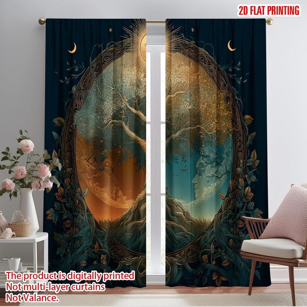 2pcs,2D plane printing Pattern Curtains Ethereal Tree Durable Polyester (without rod) Holiday Perfect for Living Room, Office, 52.50×116.00 CM 2pcs
2pcs,2D plane printing Pattern Curtains Ethereal Tree Durable Polyester (without rod) Holiday Perfect for Living Room, Office, 52.50×116.00 CM 2pcs