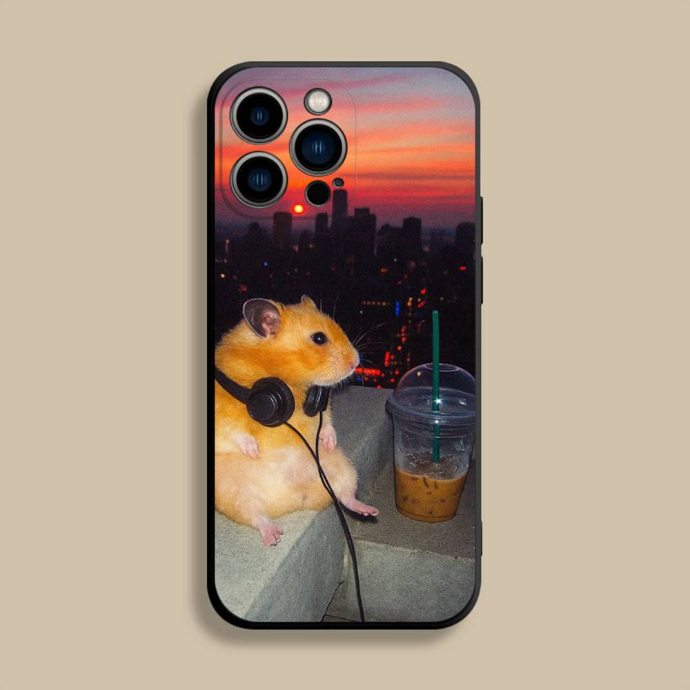 Cute Animal Hamster Phone Case For iPhone 17,16,15,14,13,12,Pro,Max,Plus,E,SE4,Air,Mini Black Soft Cover iPhone12mini
Cute Animal Hamster Phone Case For iPhone 17,16,15,14,13,12,Pro,Max,Plus,E,SE4,Air,Mini Black Soft Cover iPhone12mini